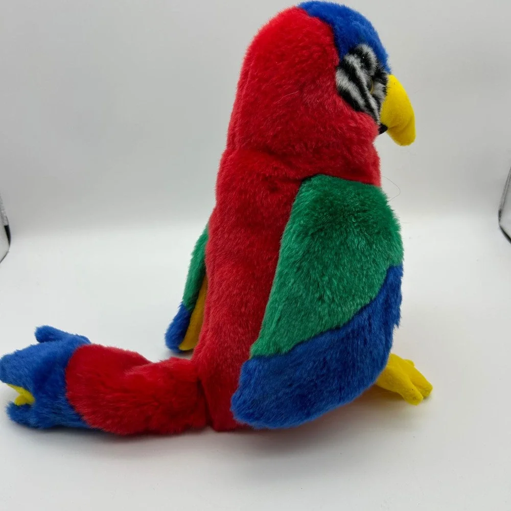 Ty Beanie Buddies Jabber the Parrot Red Macaw Plush 1999‎ Stuffed Animal Bird
